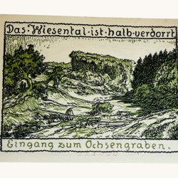 Alternative view of Germany Emergency Banknote 50 Pfennig Notgeld 1921 Issue Rohrigshofe UNC Unique and Rare