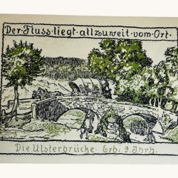 Germany Emergency Banknote 50 Pfennig Notgeld 1921 Issue Rohrigshofe UNC Unique and Rare