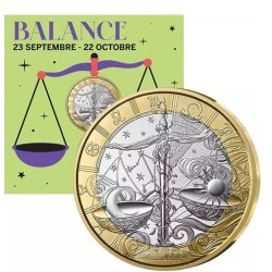 Euro Zodiac Series Libra 2025 Issue BU Coin 5 Euro Series Extremely Rare and Popular Across Europe