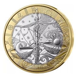 Alternative view of Euro Zodiac Series Libra 2025 Issue BU Coin 5 Euro Series Extremely Rare and Popular Across Europe