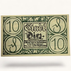 Germany Emergency Banknote Pfennigs Notgelds 19th Century Issues UNC Unique and Rare