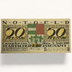 Alternative view of Germany Emergency Banknote Pfennigs Notgelds 19th Century Issues UNC Unique and Rare