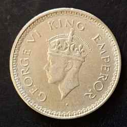 Alternative view of Silver British India King and emperor George vi Denominaton 1₹ Same and similar piece available
