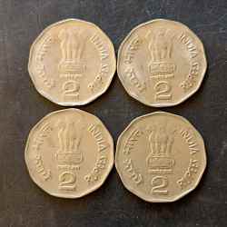 Alternative view of Republic India Denominaton 2₹ Sant Tukaram Metal coper nickel Same and similar set are available