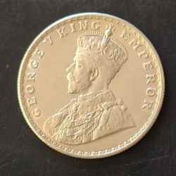 Alternative view of Silver British India King and emperor George v Denominaton 1 ₹ Same and similar piece available