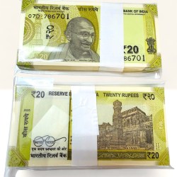 Rs 20 India Banknote 786 Starting Series Serial Packet 786701 to 786800 Gem Unc India Banknote Unique Collection