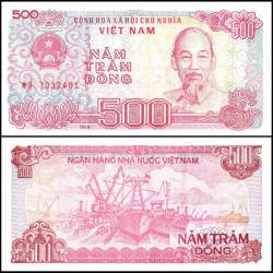 Vietnamese Currency 500 Vietnam Dong Banknote 1988 P106 UNC Unique and Rare