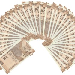 Rare 34 Semi Fancy Note Collection Set of 10 Rupee Unique Serial Valuable No Like 999111 to 999888, 999786, 999123 and many more UNC Fresh New RBI Notes