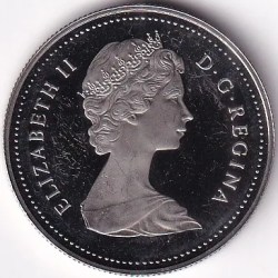 Alternative view of 1 Dollar Canada 1983 Dollar Proof 32 mm Coin