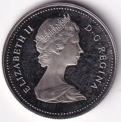 1 Dollar Canada 1982 Dollar Proof 32 mm Coin