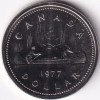 1 Dollar Canada 1977 Unc 32 mm Coin