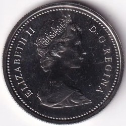 Alternative view of 1 Dollar Canada 1977 Unc 32 mm Coin