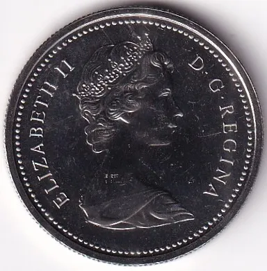 1 Dollar Canada 1977 Unc 32 mm Coin