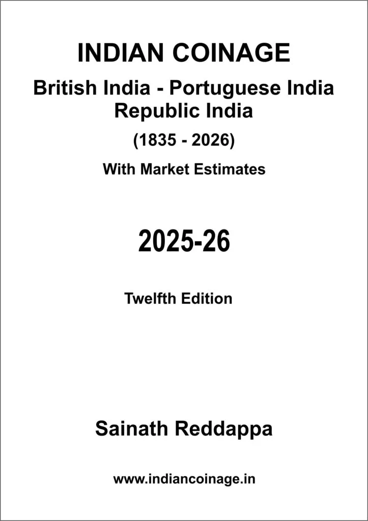 12Th Edition Indian Coinage 2025-26 Catalogue Book By Sainath Reddappa