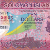 Pacific Games Solomon Islands 10 Dollars 2023 Polymer Unc Note - Image 2