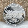 Mahatma Gandhi Visit To Belur Math On 1921 Silver Plated Medallion With Box - Image 2