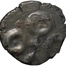 Alternative view of Potin Coin of Yajna Satakarni (1st Cen.BC) of Satavahana Dynasty from Banavasi Region