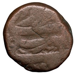 Alternative view of Copper Dam of Jahangir(AD 1605-27) of Dariba Kotri Mint ilahi Very Rare Unlisted Type