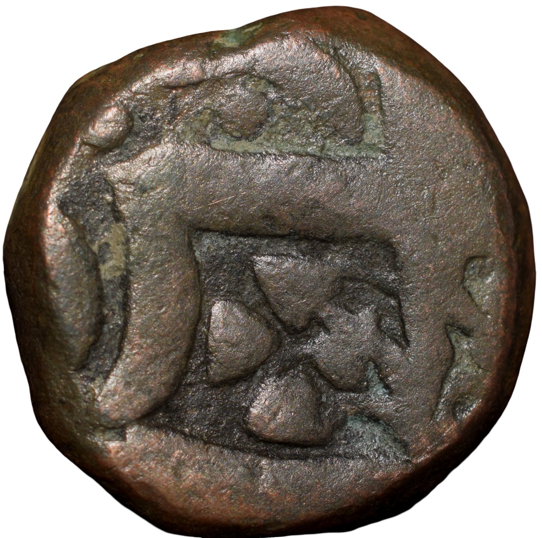 Copper Paisa of Jaipur State INO Shah Alam II(AD 1759-1806) KM29