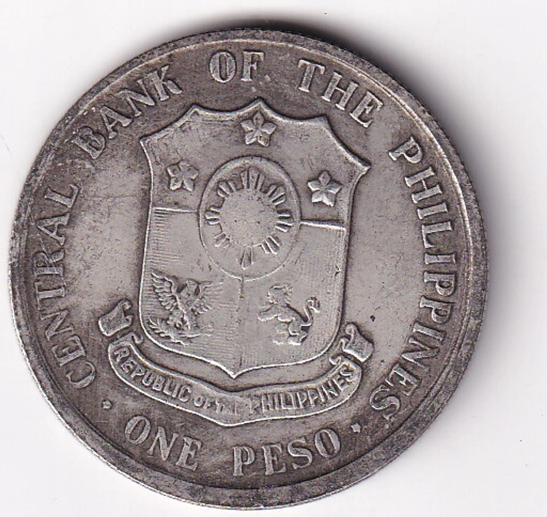 Philippines 1 Peso 1963 Andrés Bonifacio Rare Modern Token Coin #E-208