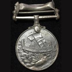 Alternative view of India Videsh Seva Medal Congo Copper Nickel