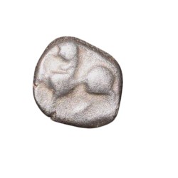 Silver Mashaka of Yadavas of Devagiri(12th Cen. AD) Lion Facing left Rare Fractional Denomination