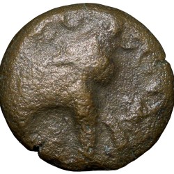 Copper Coin of Satkarni (1st Cen. BC) of Satavahana Dynasty from Paithan Region Elephant Type