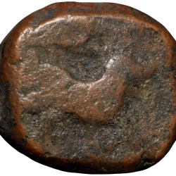 Copper Paisa of Hyderabad Feudatory 'Elichpur' (18th Cen. AD) Karanja Mint KM C21 Rare