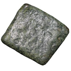Alternative view of Copper Coin of Bharuch(2nd Cen.BC) with Mugamukge/Mahakal Rare