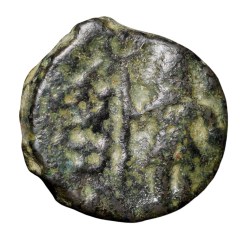 Copper Coin of Ujjaini(2nd Cen. BC) with Dandhari Shiva facing & Tree Railing