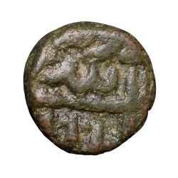 Copper 1/4 Dam of Akbar (AD 1556-1605) of Junagarh Type with Ruler Name & Kalima Very Rare