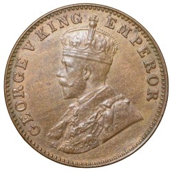 Bronze 1/4 Anna of George V (AD 1936) of Bombay Mint Beautiful Grade