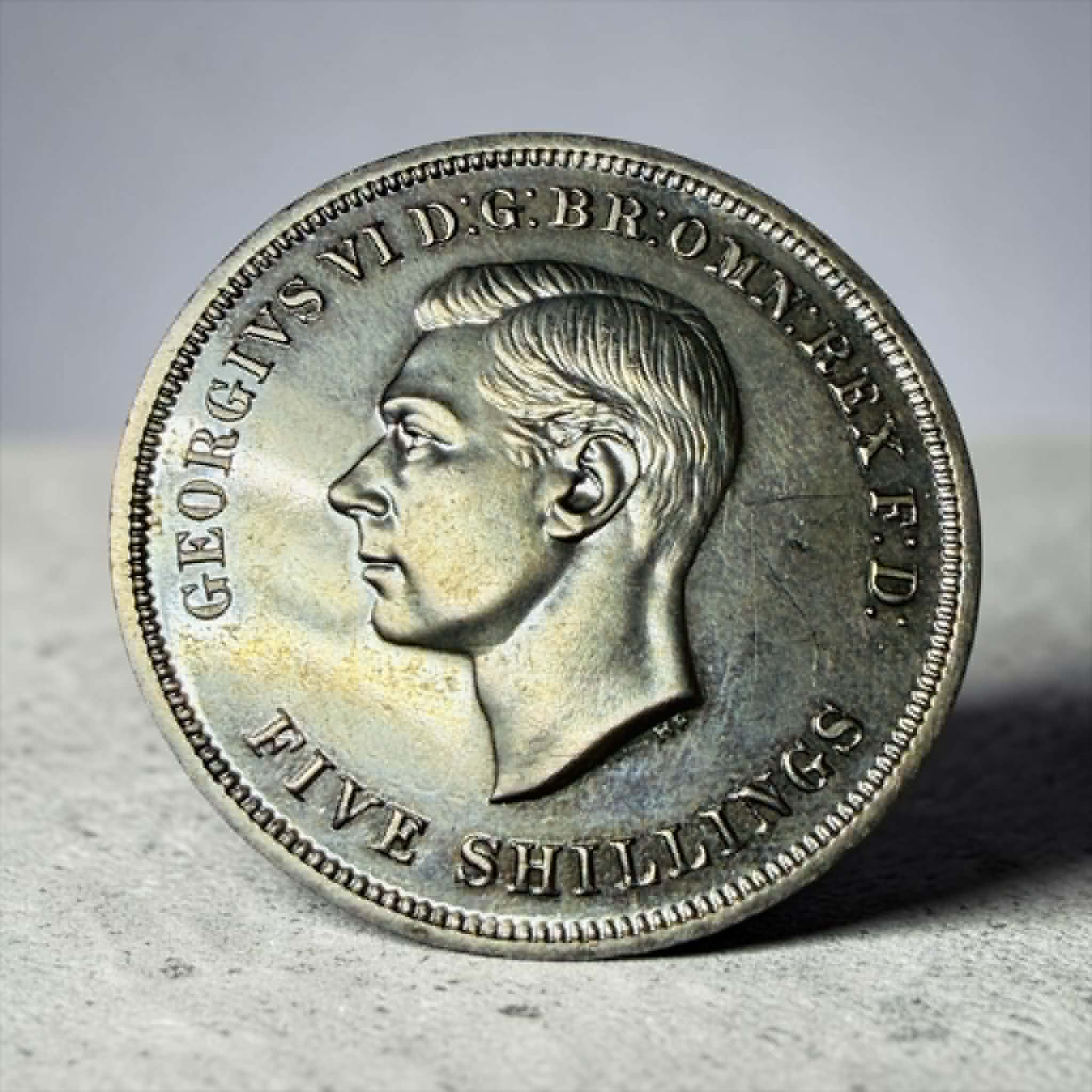 Great Britain Issue Festival Of Britain 5 Shillings Crown Piece Proof like Strike Ultra Rare and Unique - Image 2