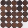 Quarter Anna 24 Different Years Collection Lot of British India EX Rare #1