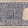 India B Rama Rau 100 Rupees Old correct Hindi Elephant Issue Old Very Fine Note Rare - Image 2