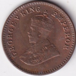 Alternative view of UNC 1/12 Anna 1936 King George V Bronze Lustre Coin