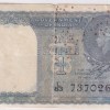One Rupee 1940 Cleaned Note of King George VI British India #2