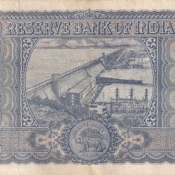 Alternative view of 100 Rupees Diamond Issue L K Jha Old Issue Crisp Extra Fine Note #2