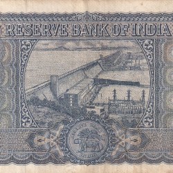 Alternative view of 100 Rupees Diamond Issue L K Jha Old Issue Crisp Extra Fine Note #3