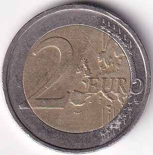 2 Euros Bi Metallic Ireland 2007 Coin