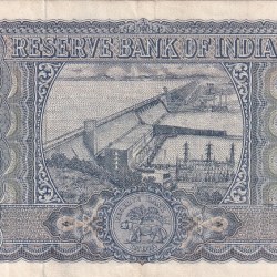 Alternative view of 100 Rupees Diamond Issue L K Jha Old Issue Crisp Extra Fine Note #8