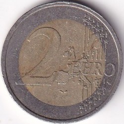 Alternative view of 2 Euros Bi Metallic Ireland 2002 Coin