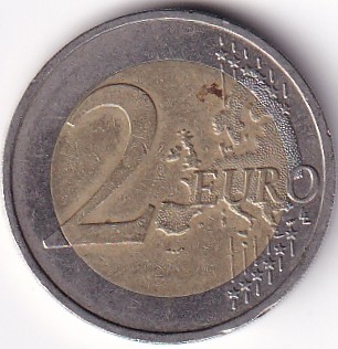 2 Euros Bi Metallic Latvia 2014 Coin