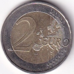 Alternative view of 2 Euros Bi Metallic Germany 2015 European Union Flag Issue Coin