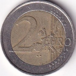 Alternative view of 2 Euros Bi Metallic Netherland 2002 Coin