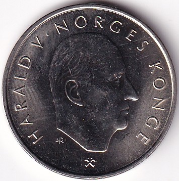 Norway 5 Kroner 1,000 years of Norwegian coinage 1995 Copper Nickel UNC Coin