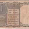 Republic India 1 Rupee 1951 K G Ambegaonkar Signed Note #1 - Image 2