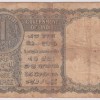 Republic India 1 Rupee 1951 K G Ambegaonkar Signed Note #2 - Image 2