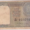 Republic India 1 Rupee 1951 K G Ambegaonkar Signed Note #4