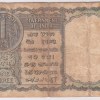 Republic India 1 Rupee 1951 K G Ambegaonkar Signed Note #6 - Image 2